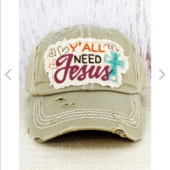 Accessories - 🚨 ONLY TWO LEFT 🚨 ......... DISTRESSED CAP